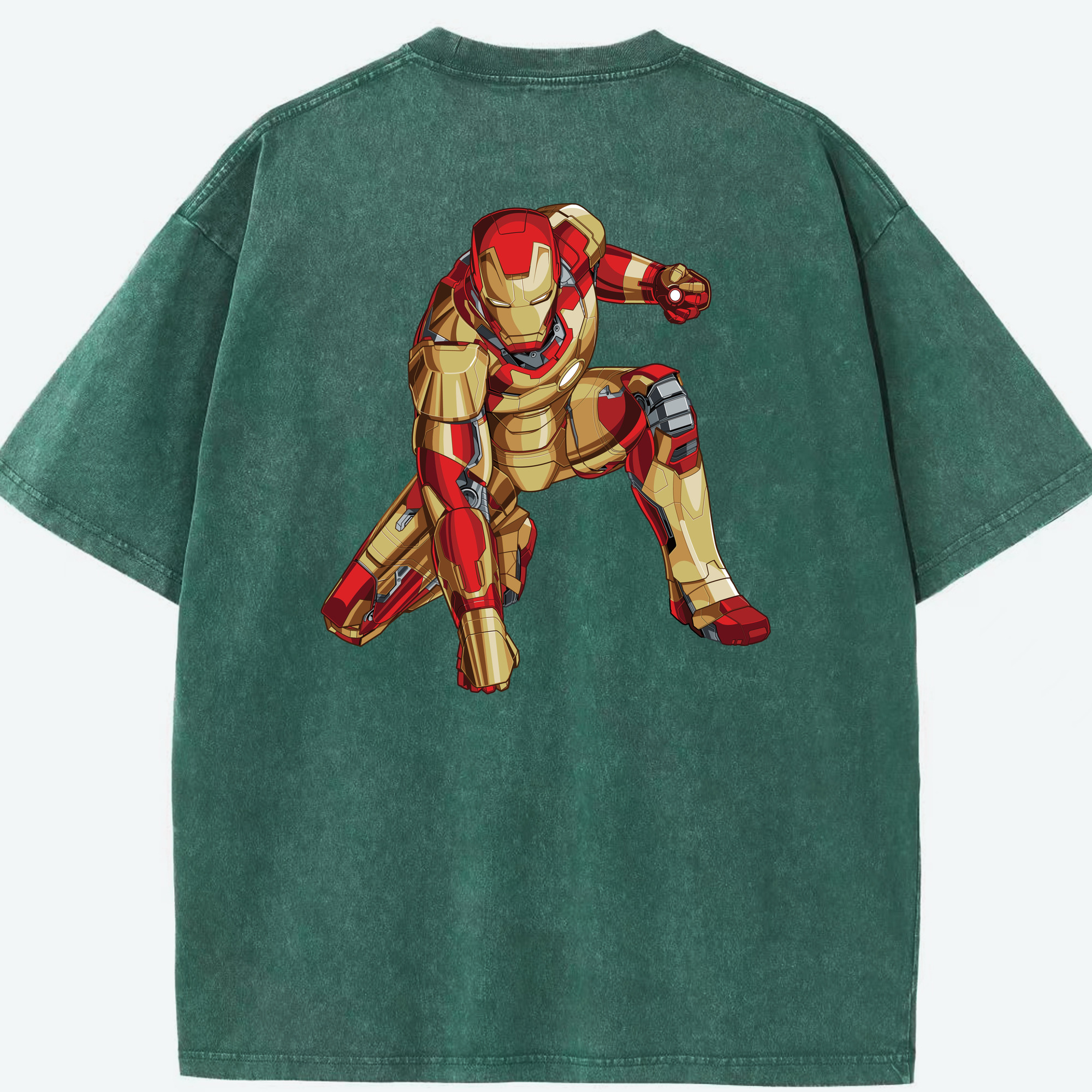 （画像用） アベンジャーズ The Avengers 綿100% ヴィンテージ風 半袖Tシャツ（背面プリント）